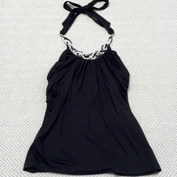 WHBM Halter top with necklace built in - Picture 2 of 5
